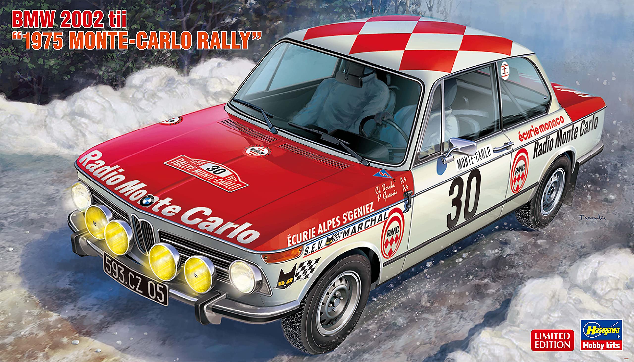 Amazon | ハセガワ 1/24 BMW 2002 tii 1975 モンテカルロラリー 