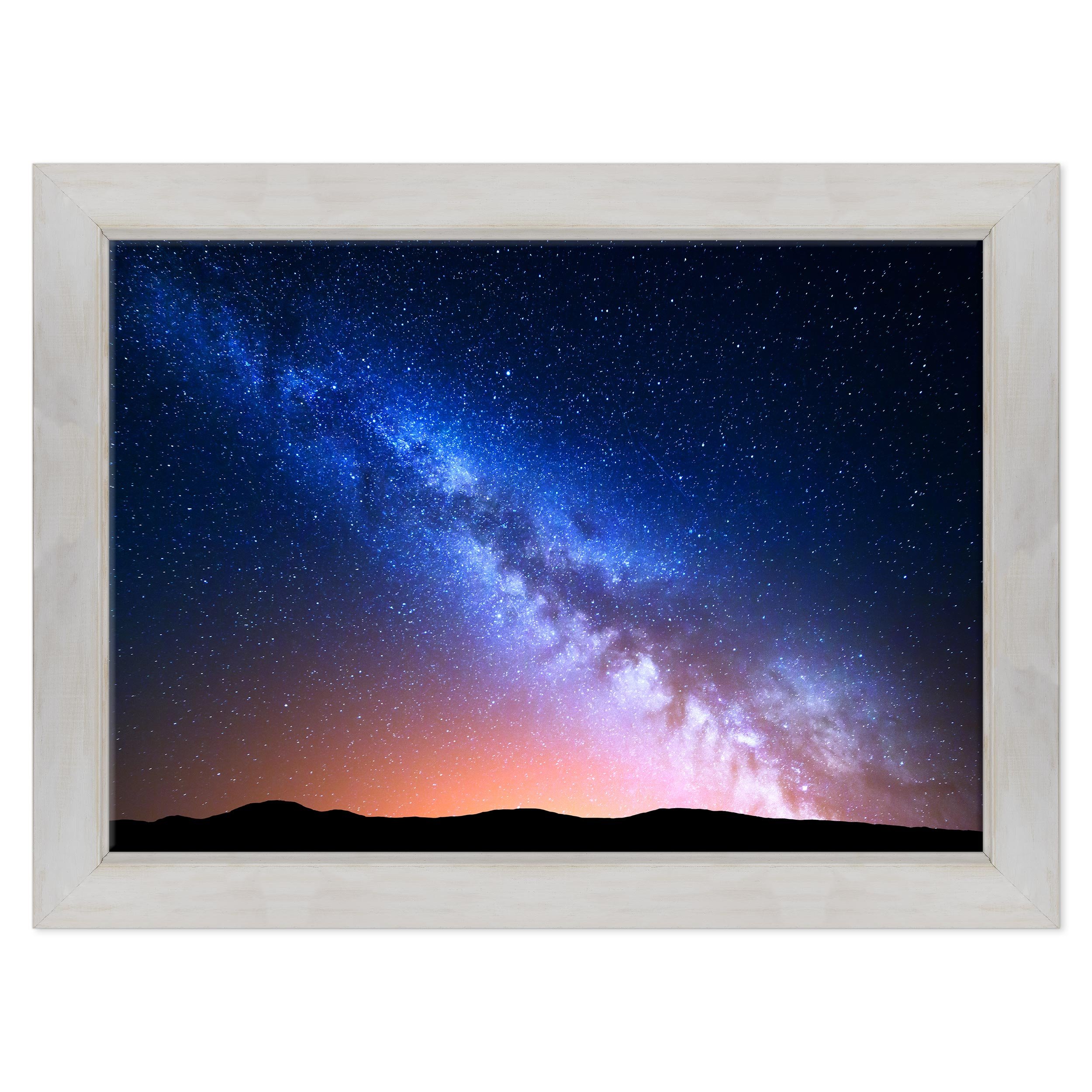 Cuadro sobre lienzo Canvas – ConKrea – Listo para colgar – Universo – Espacio – Estrellas y Nebulose – Via Lattea planetas
