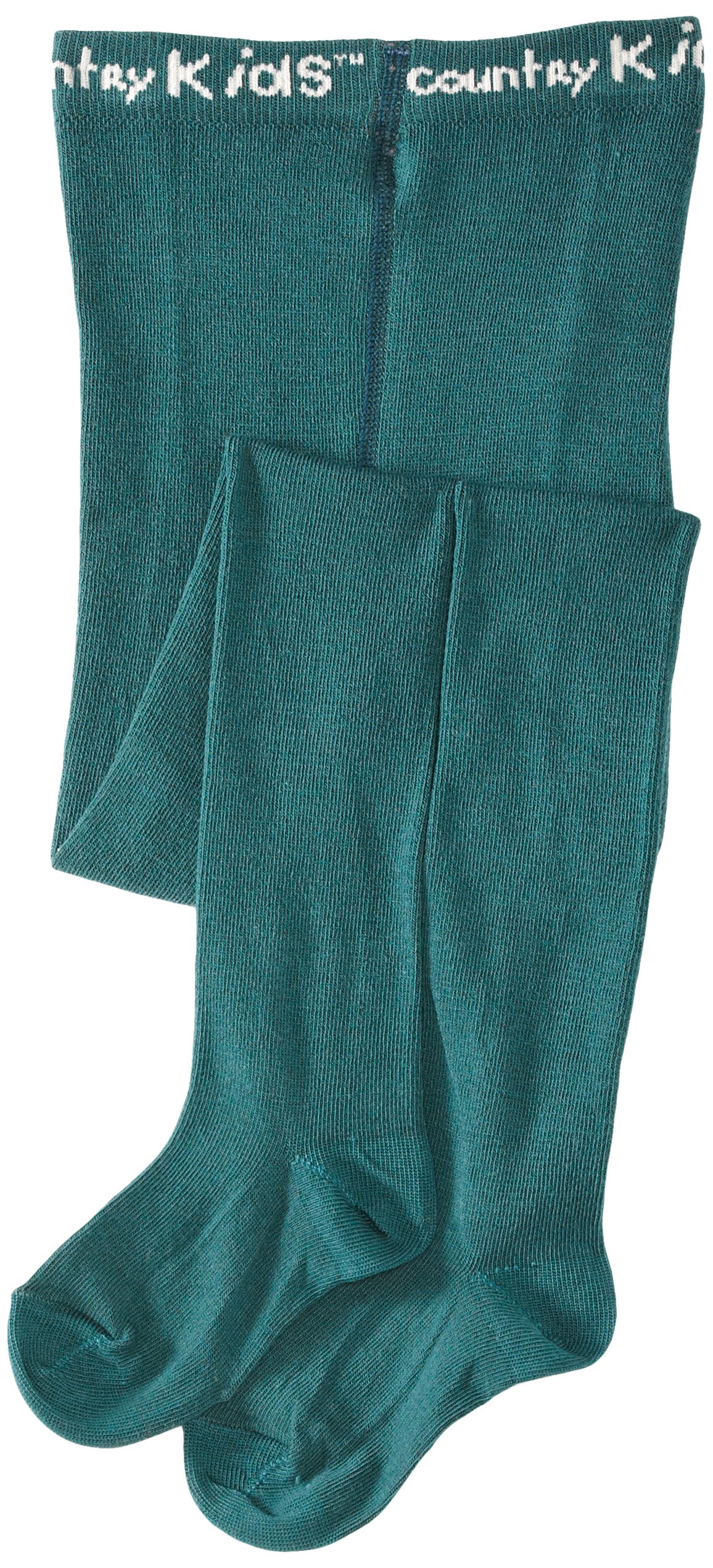 Country Kids Girl's Luxury Warm Winter Tights, 6-12 Months (Manufacturer Size:6-12 months), Green (Petrol Blue)