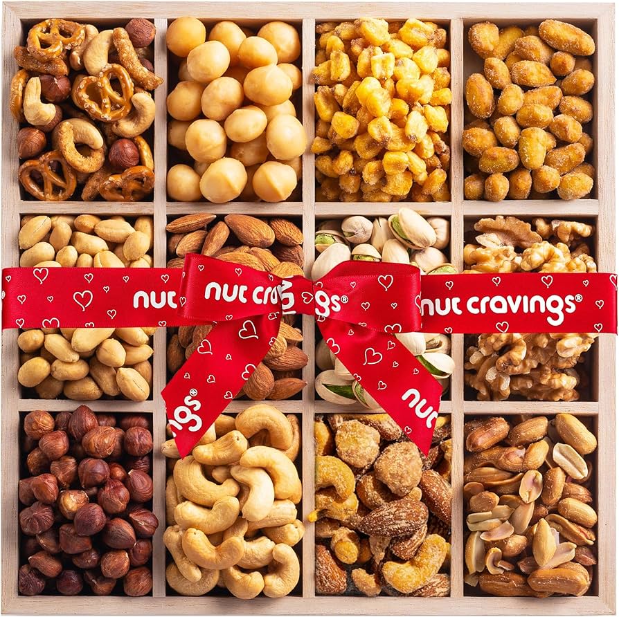 Amazon.com : NUT CRAVINGS - Thanksgiving Mixed Nuts Gift Basket in