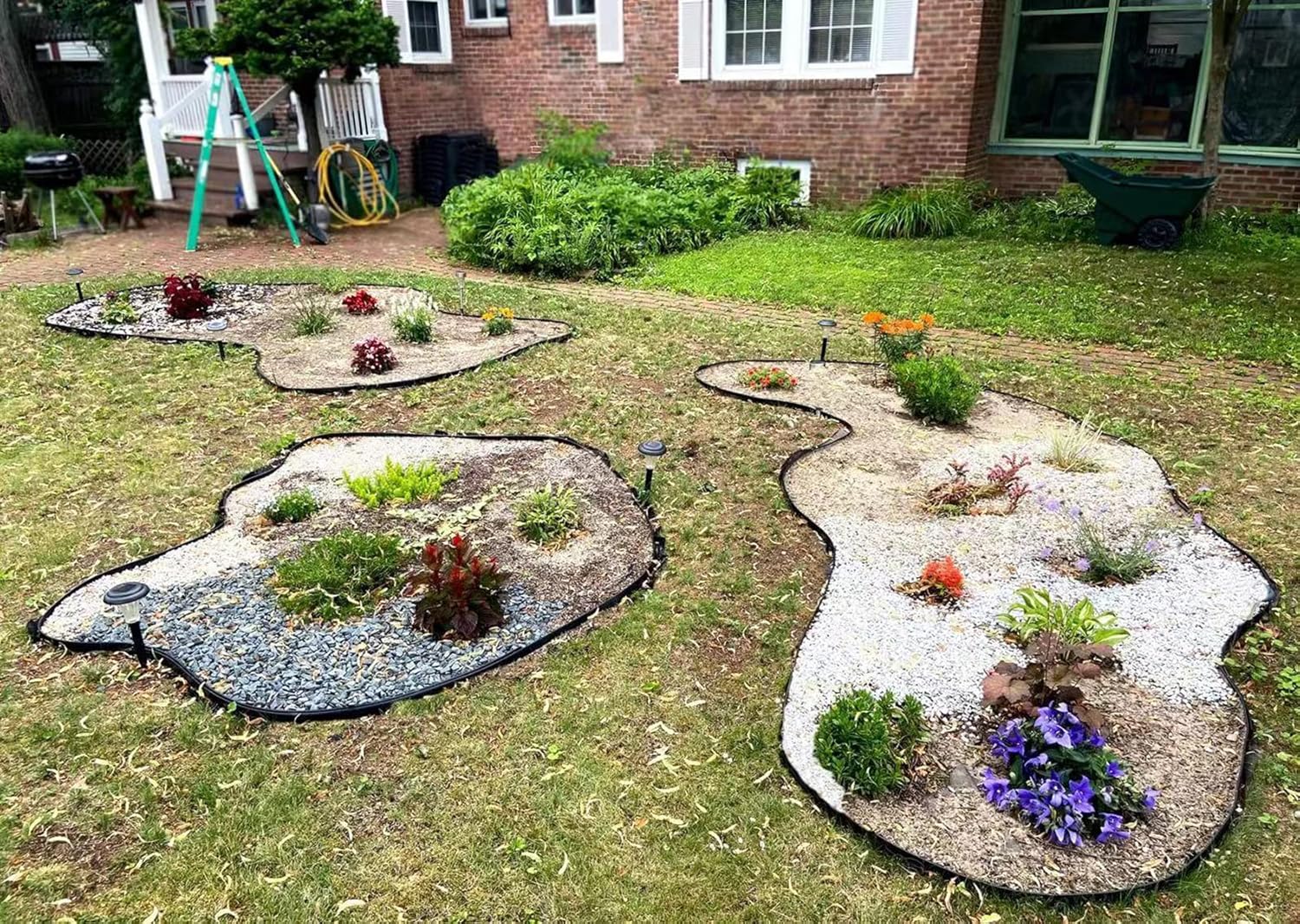 6" Metal Edging Stakes Galvanized Spikes Garden Spiral Landscape Piles Anchors for Securing Artificial Turf, House Construction, Carpentry Nails (120)