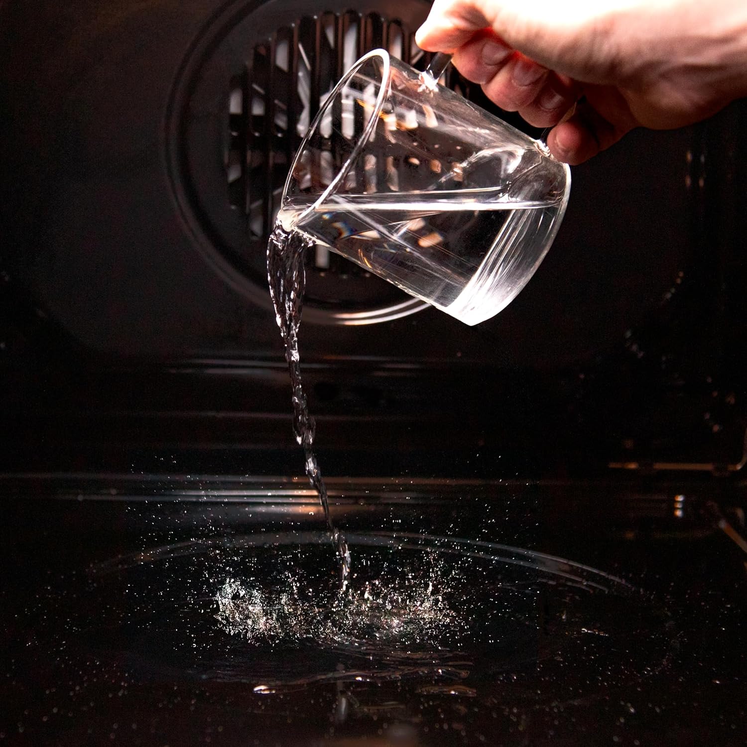 Muffins baking inside the oven