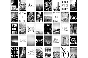 Nostalgic 4x6 Posters: 40-Piece Wall Aesthetic Collage Kit