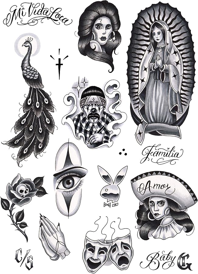 Tatsy Temporäre Tattoos – Stranger Things Motive, Wasserfest, Einfach Anzuwenden (über 15 Designs)