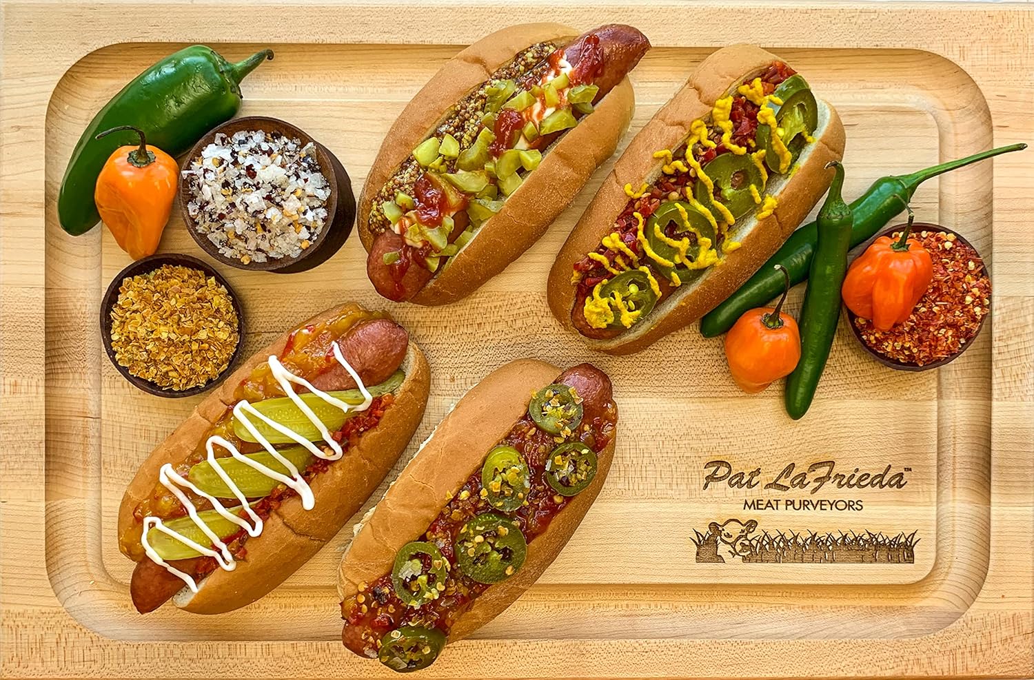 All Fresh Seafood Hot Dogs, All Beef, Pat LaFrieda | 10 Pack | 8 Each