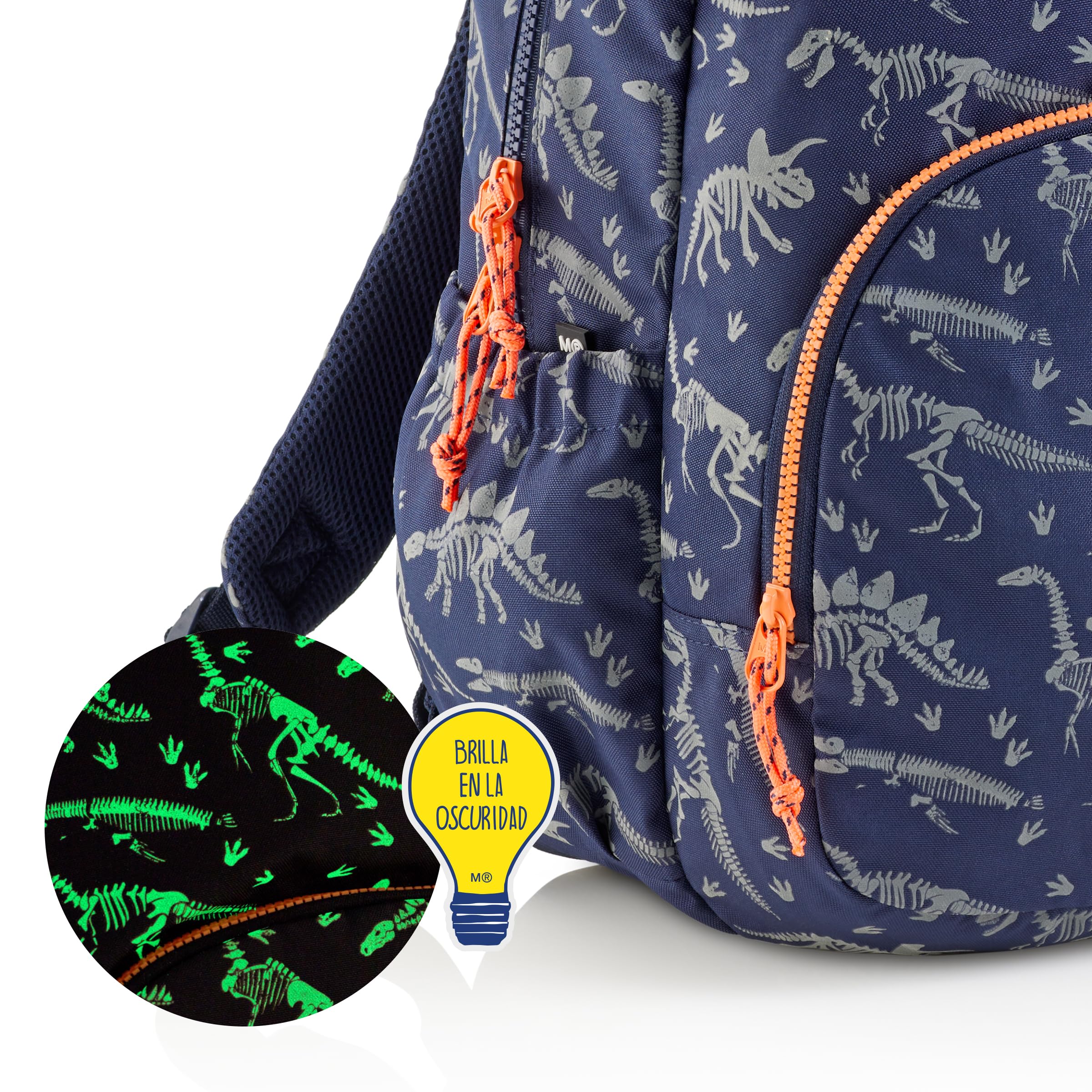 Miquelrius - Mochila Escolar 24 L Doble Compartimento, Dino
