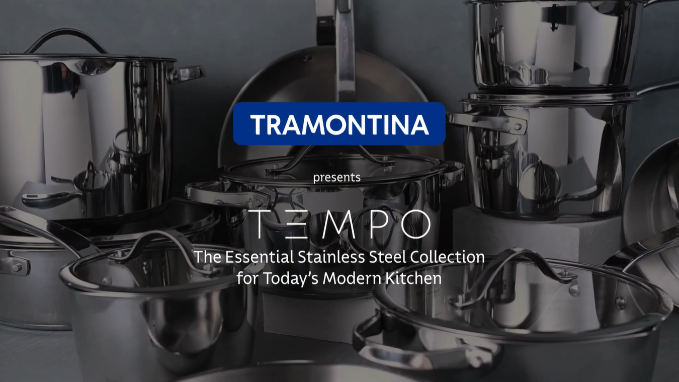 Amazon.com: Tramontina Tempo Tri-Ply Base Stainless Steel 14-Piece