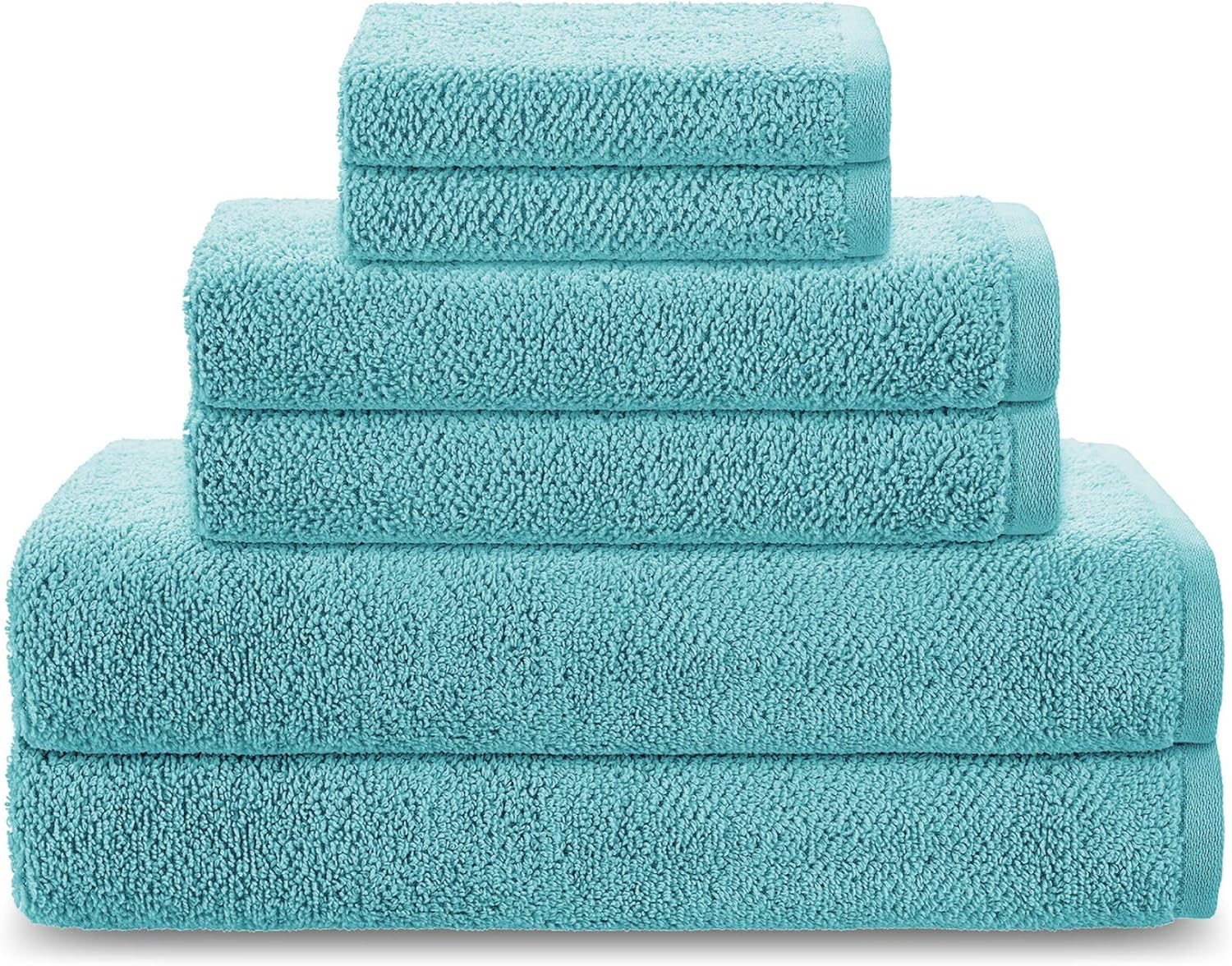 Columbia Super Stretch 6Piece Bath Towel Set Premium EcoFriendly