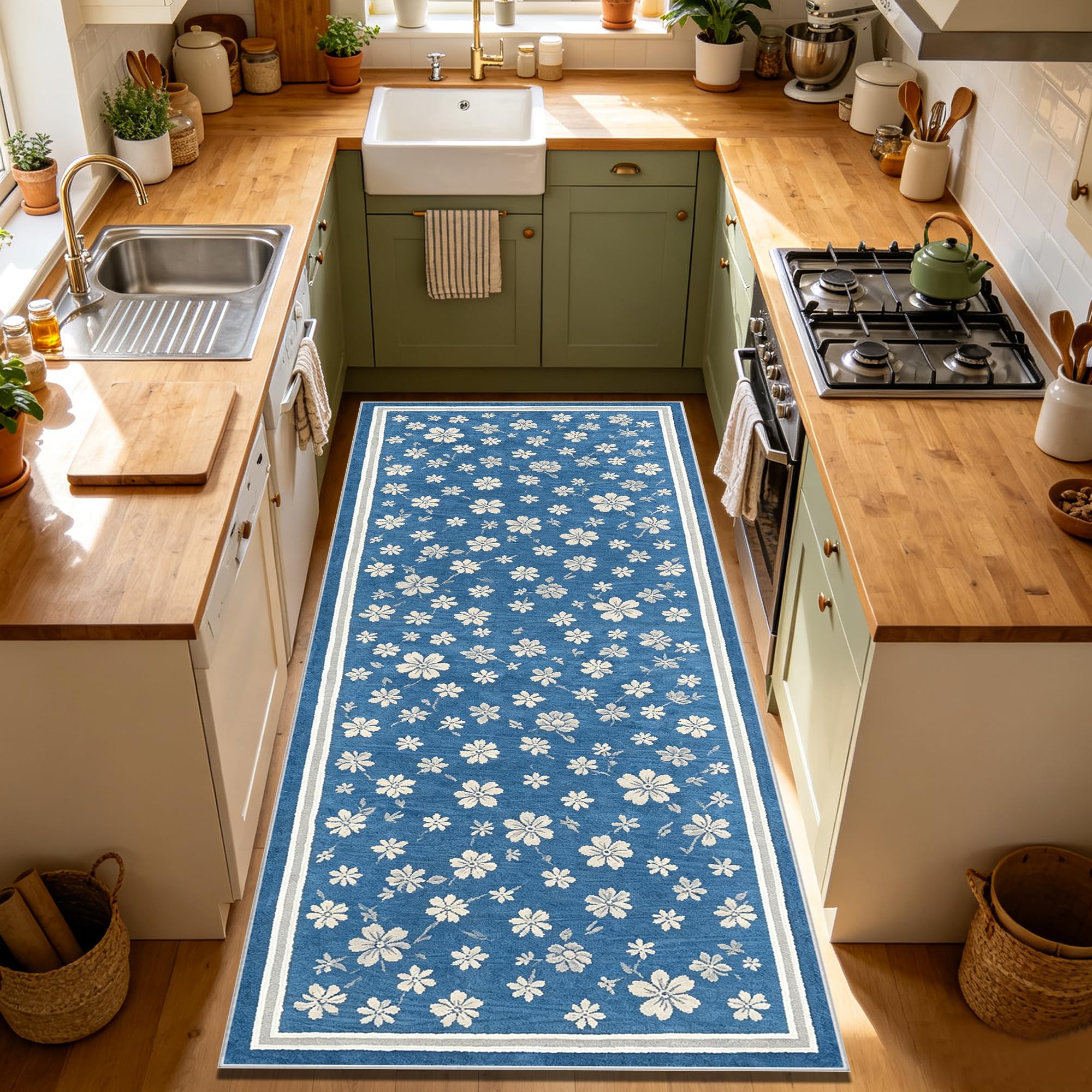 Tapis de passage couloir chambre 60x90 pour cuisine et salon