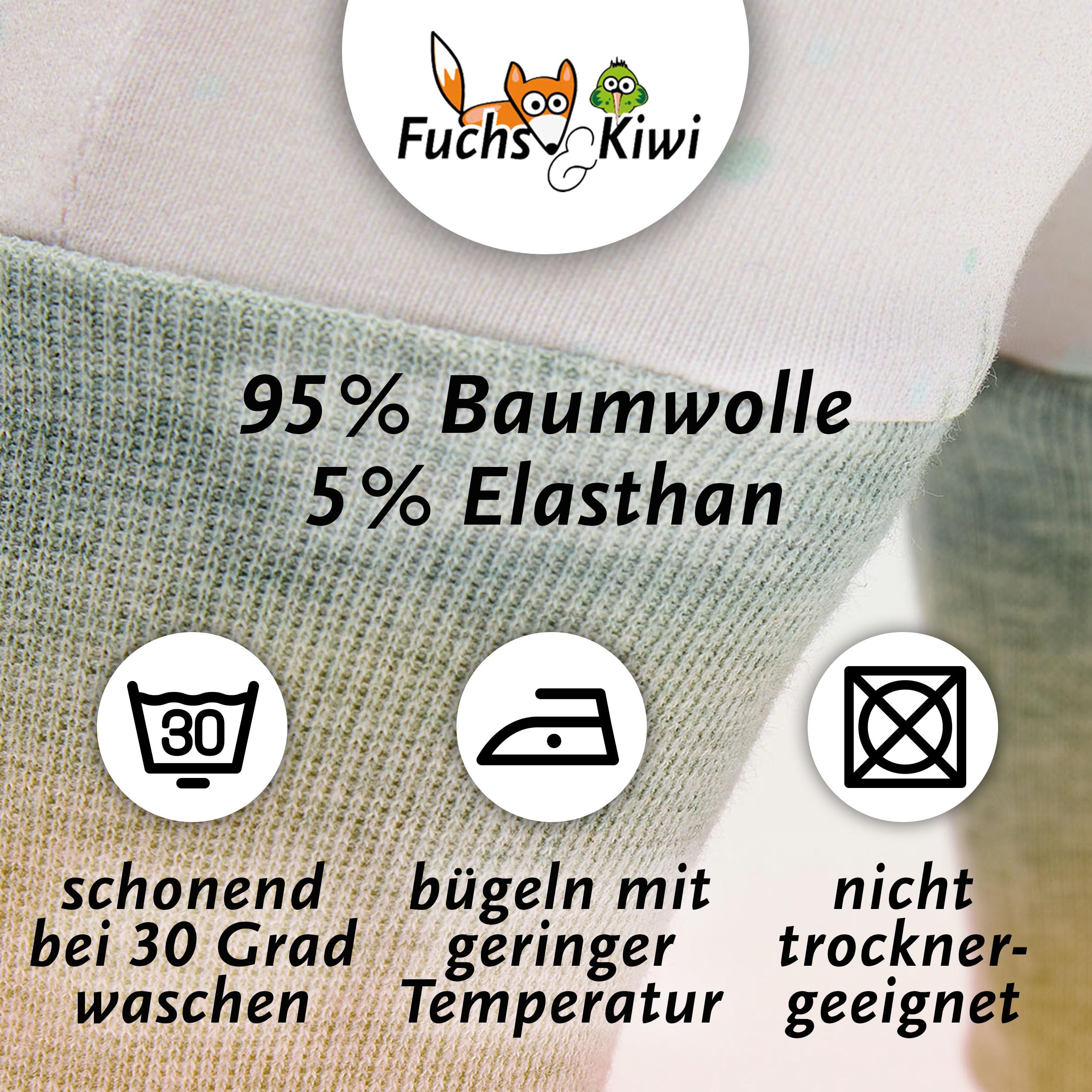 Fuchs & Kiwi Baby Strampler Romper – Baby Einteiler Outfit für Jungen & Mädchen – Öko-Tex Baumwolle – Handmade in Berlin – Baby Erstausstattung