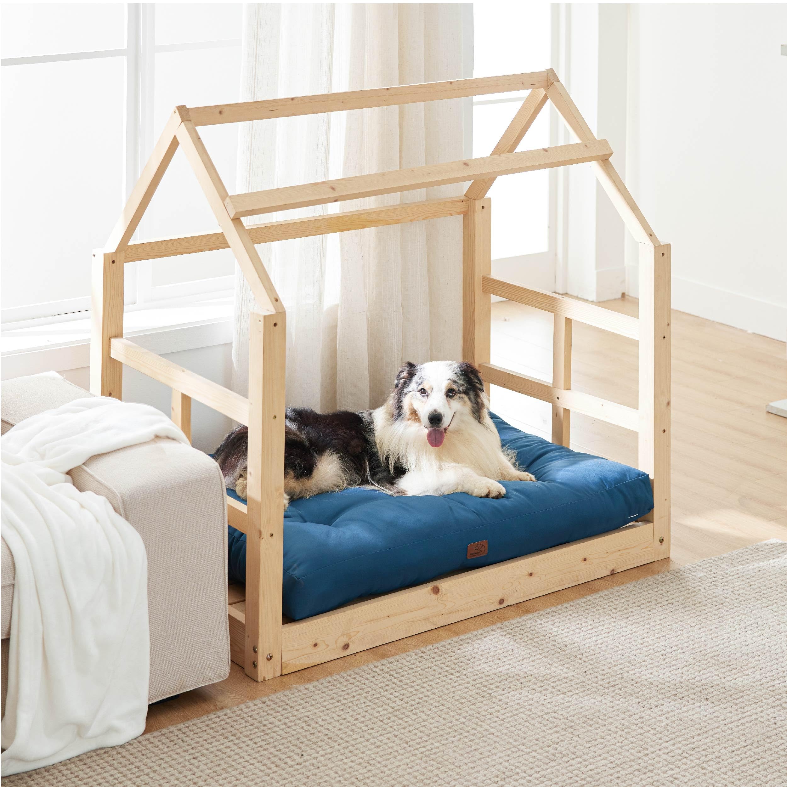 Bedsure Cuscino per Cani Taglia Piccolo - Cuscini per Cani Taglia Piccola Tappeto Cane Cuscino Cane Interno Cuscino Cuccia Cane Impermeabile 110 x 90 cm Lavabile