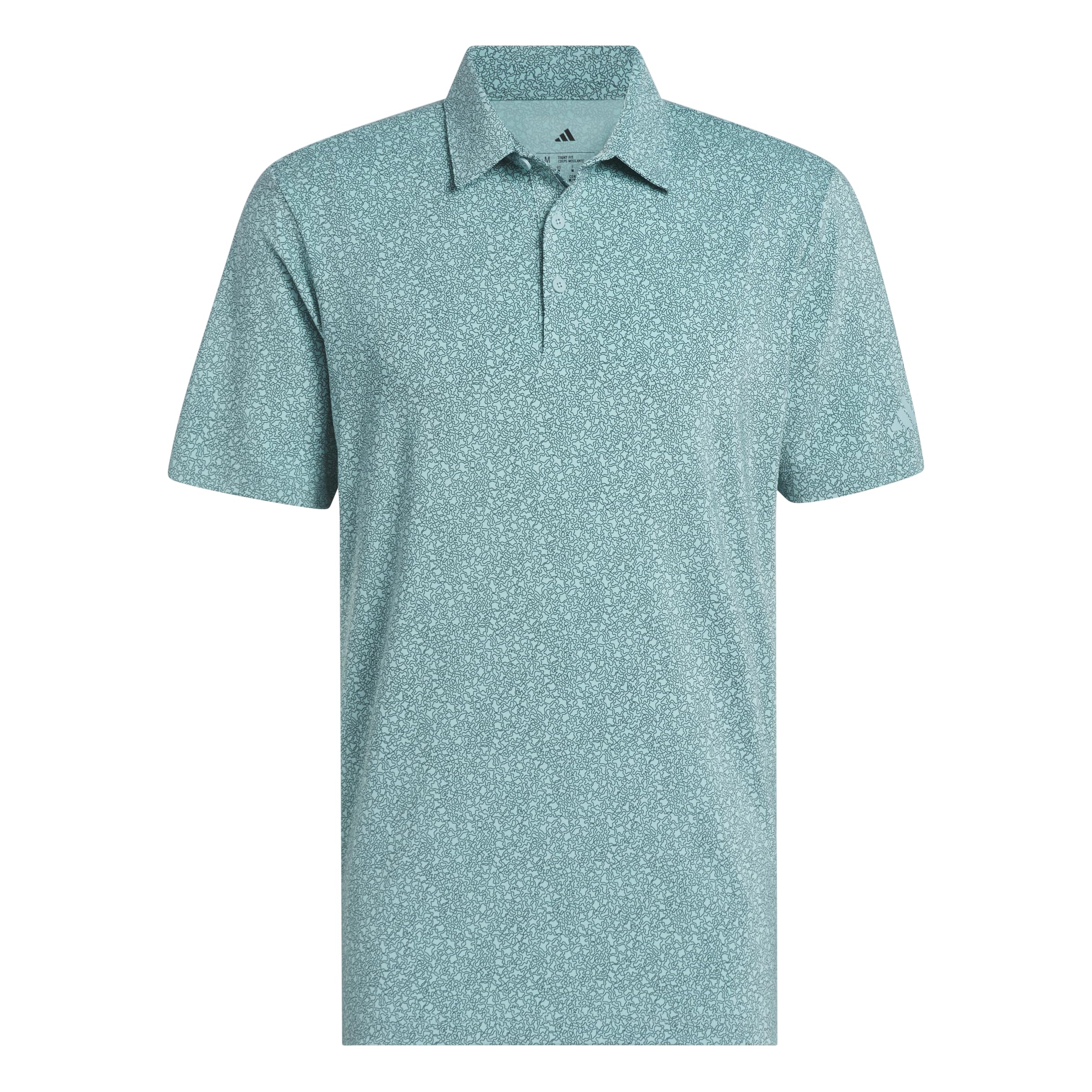 Adidas Mens Ultimate365 Mini Bunker Polo Shirt