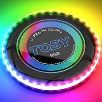 TOSY LED repülő korong 108 RGB világítással, vízálló, USB töltős, kültéri játék 3