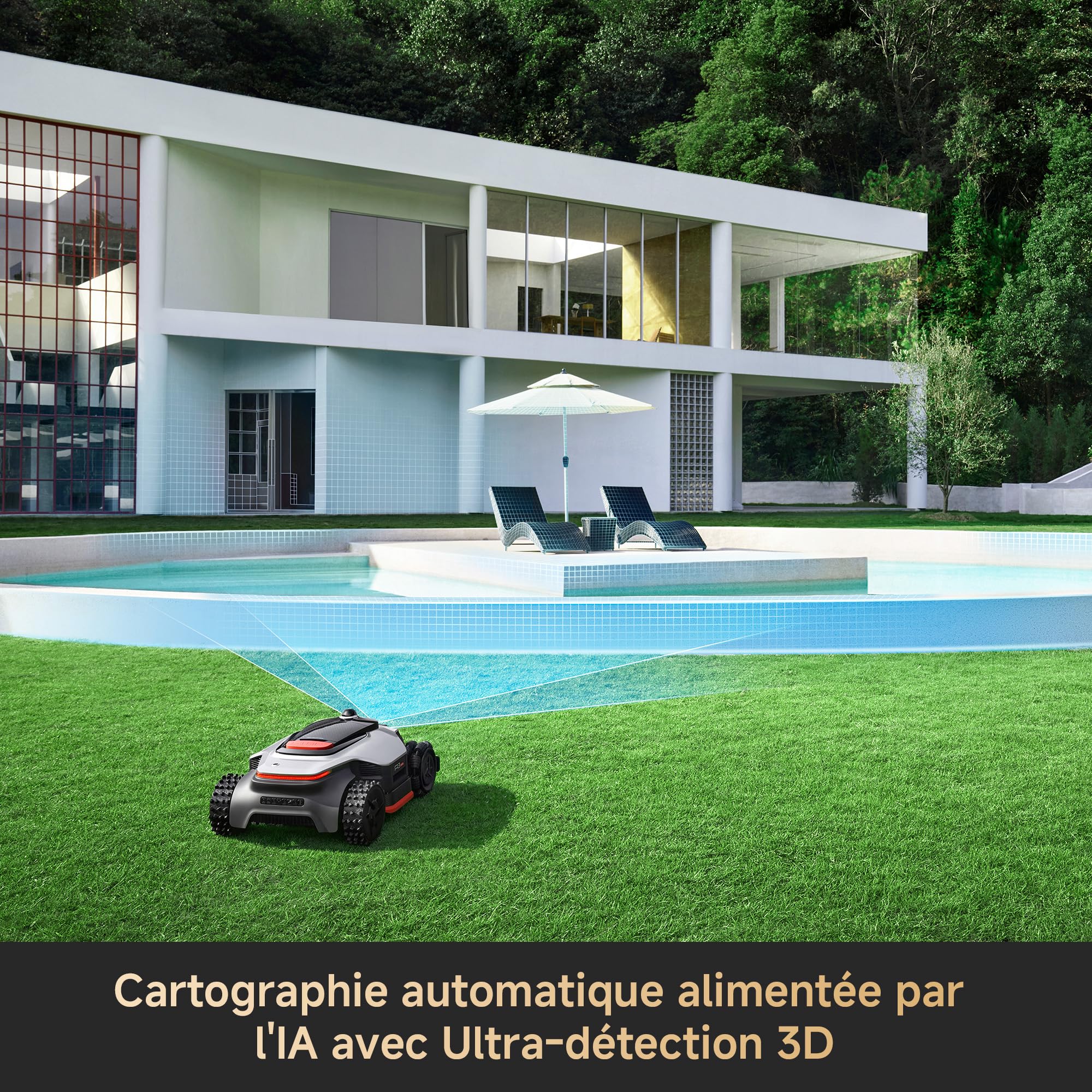 DREAME A3 AWD Pro 3500 Robot Tondeuse, pour 3500 m², EdgeMaster 2.0
