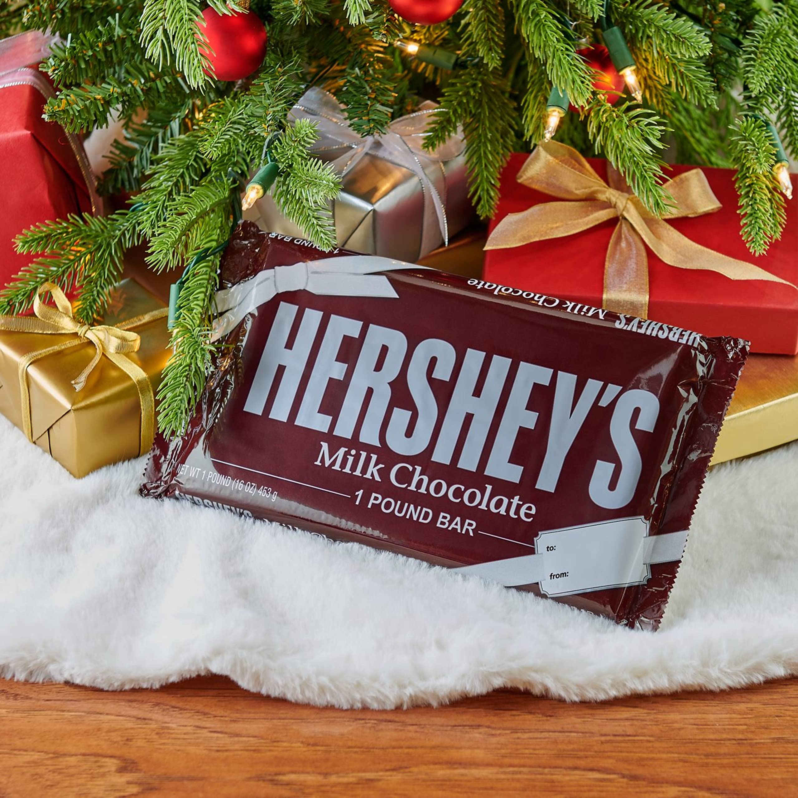 Buy HERSHEY'S Milk Chocolate Candy, Gluten Free, 1 lb Gift Bar Online