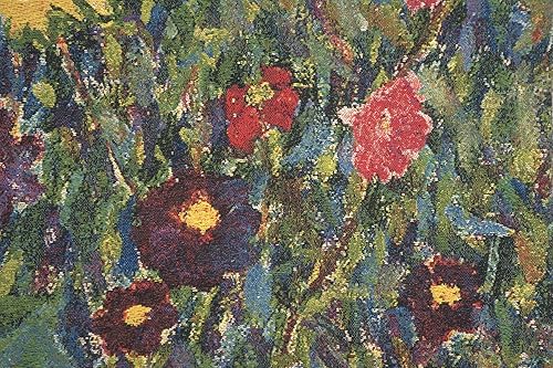 Miniatura 5 de Country Garden B - Funda de cojín europea  Funda de cojín decorativa con algodón y viscosa  Funda de cojín de 18 x 18 pulgadas para sala de estar