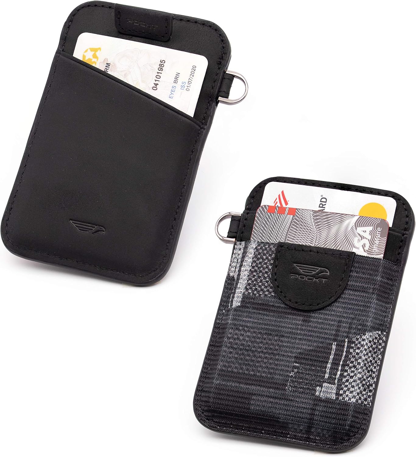 POCKT Slim Card Holder Wallet + Neck Lanyard for Keys Bundle for Women | Smutch image 2