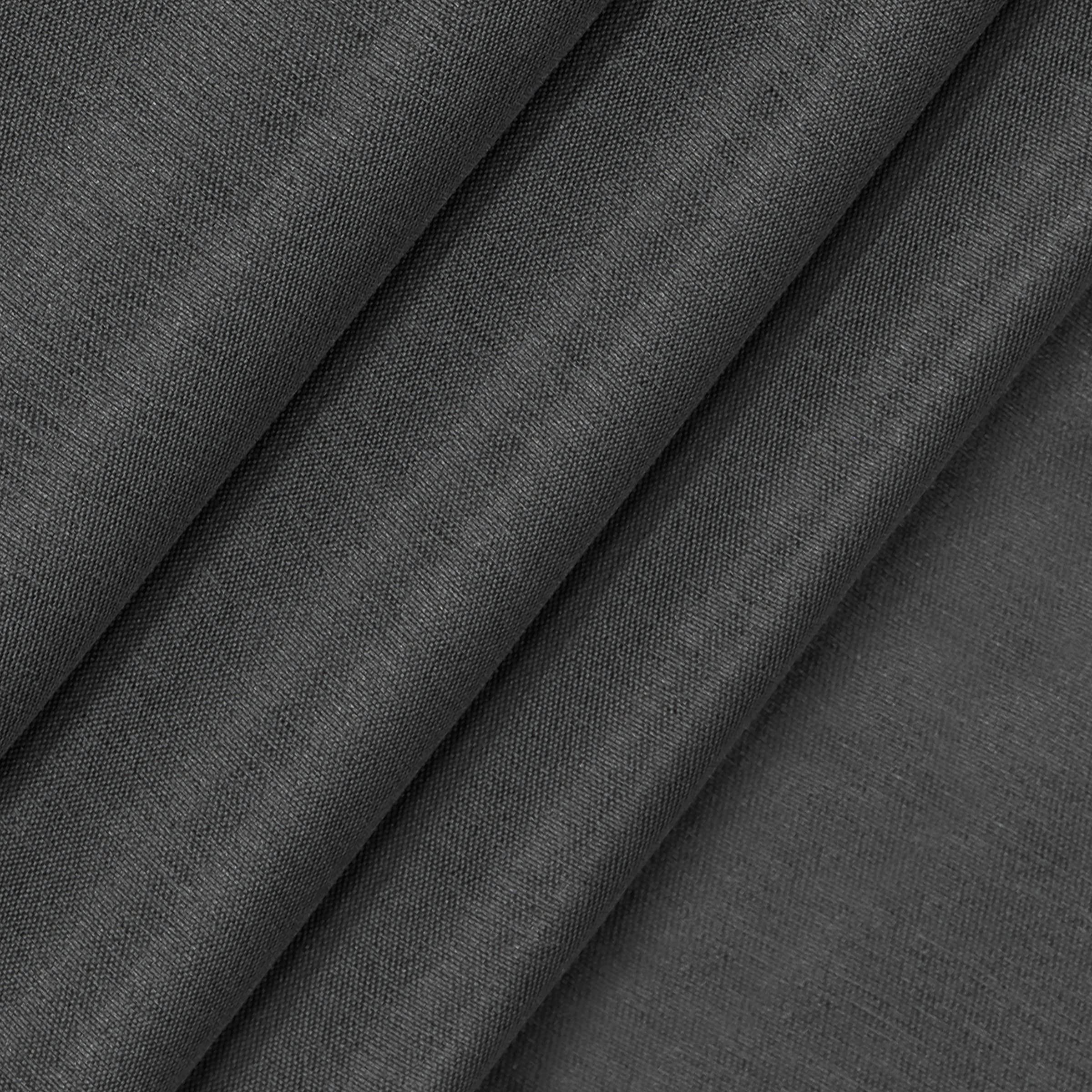 ECLIPSE Fresno Rideau de fenêtre occultant Thermique avec Passe-Tringle pour Chambre à Coucher (1 Panneau), 132,1 x 241,3 cm, Anthracite