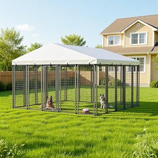 10x10 ft Outdoor Dog Kennel image 3