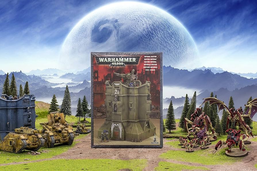 [未組み立て] Imperial Bastion 帝国の掩蔽壕　1個 ウォーハンマー 40000】 IMPERIAL BASTION 帝国の掩蔽壕