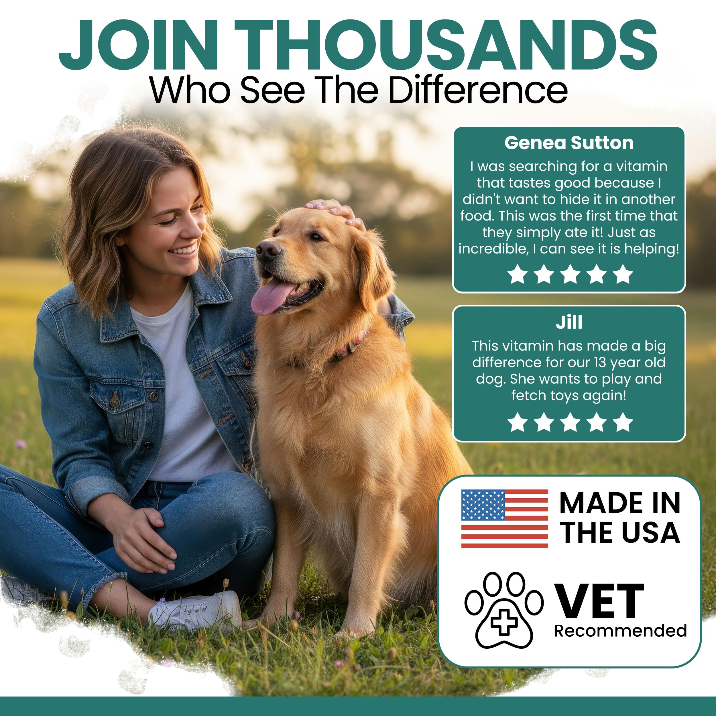 Dog Vitamins and Supplements, 12-in-1 Multivitamin 60 Ct - Puppy & Senior — Amazon image 5