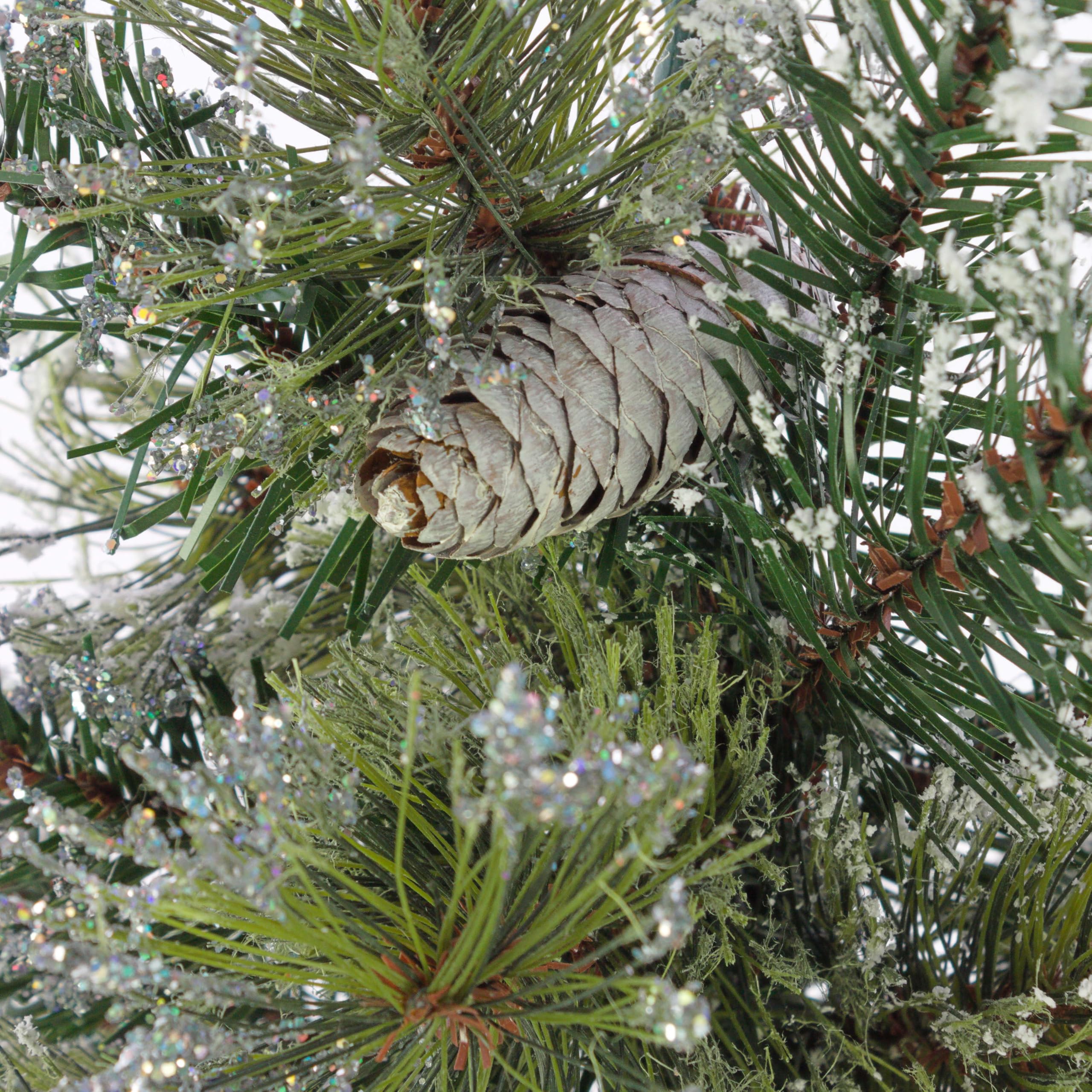 artplants.de Sapin Artificiel Riga, Neige Artificielle, 60cm, Ø 40cm