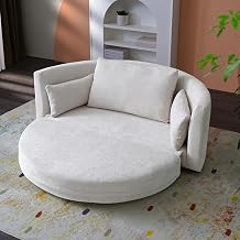 55" Foldable Multifunctional Lazy Cloud Sofa, Lazy Lounge Chair Indoor with Adjustable Design, Accent Sofa Chair with Removable Cover for Balcony, Living Rooms, Beige