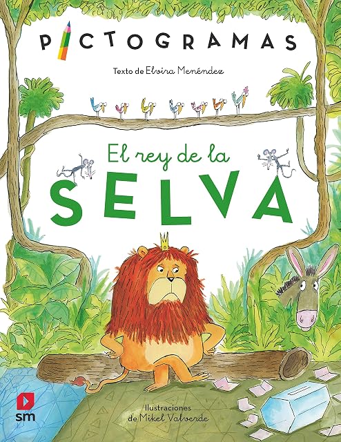 Portada de Pictogramas 4: El Rey de la Selva