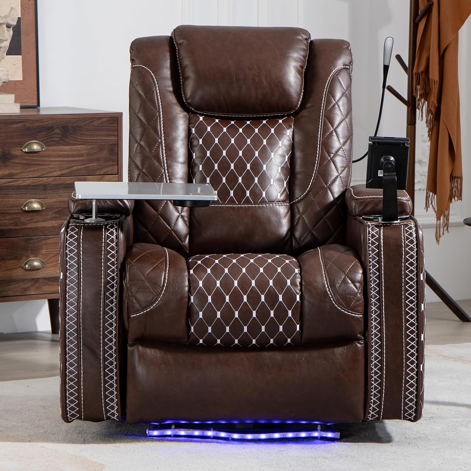 Amazon.com: Multifunctional Power Zero Gravity Recliner Chair Infinite Position Lift Armchair ...