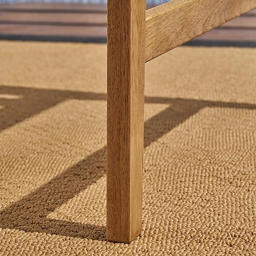 Miniatura 5 de Acacia Wood Adirondack Chairs Classic Outdoor Seating for Patio & Garden - Natural Wood Set of 2 with 300lb Capacity & Easy Assembly