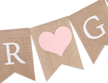 Boy or Girl Burlap Banner - Rustic Gender Reveal Banner, Baby Shower Decorations