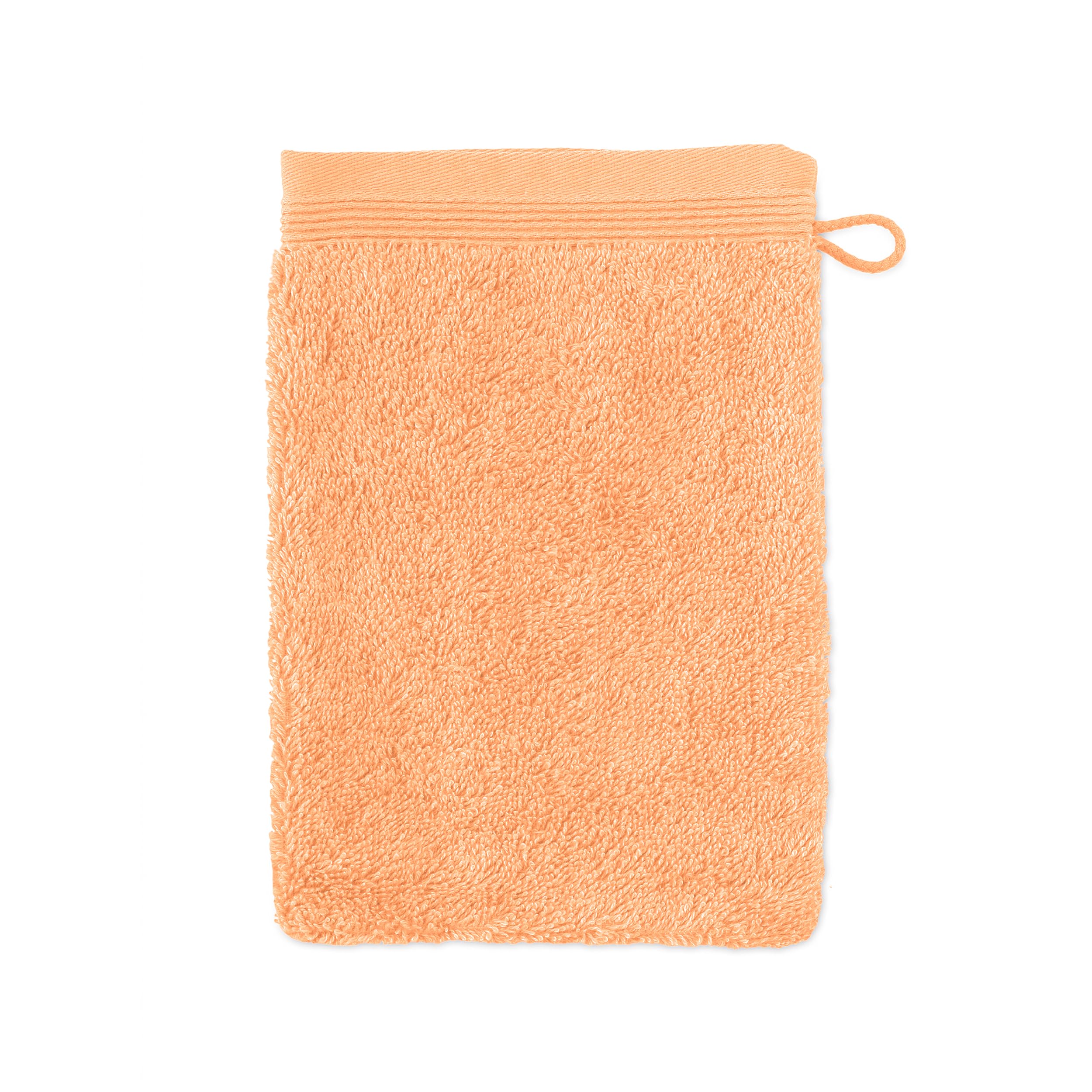 Möve Superwuschel Waschhandschuh 20 x 15 cm aus 100% Baumwolle, Peach Fuzz