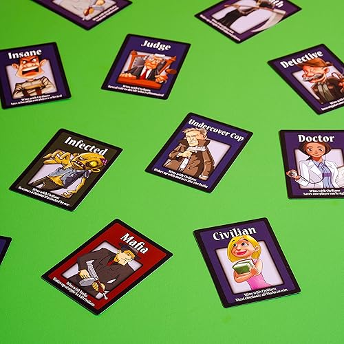 Miniatura 6 de Apostrophe Games Mafia The Party Game Deluxe Edition – Un juego de mentira, farol y engaño – Juego de cartas, adultos y adolescentes – Juego de mesa