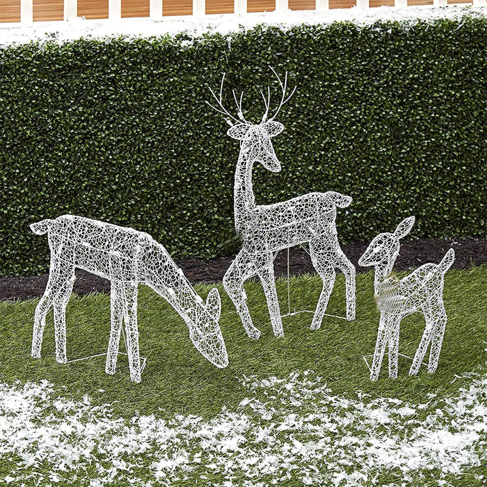 Renne Illuminate Da Giardino, Cervi Natalizi, Renna Di Natale Luminosa Sagoma, Decorazioni Per Esterni Con Renne, Vacanze Resistenti Alle Intemperie, Per Uso In Interni Ed Esterni