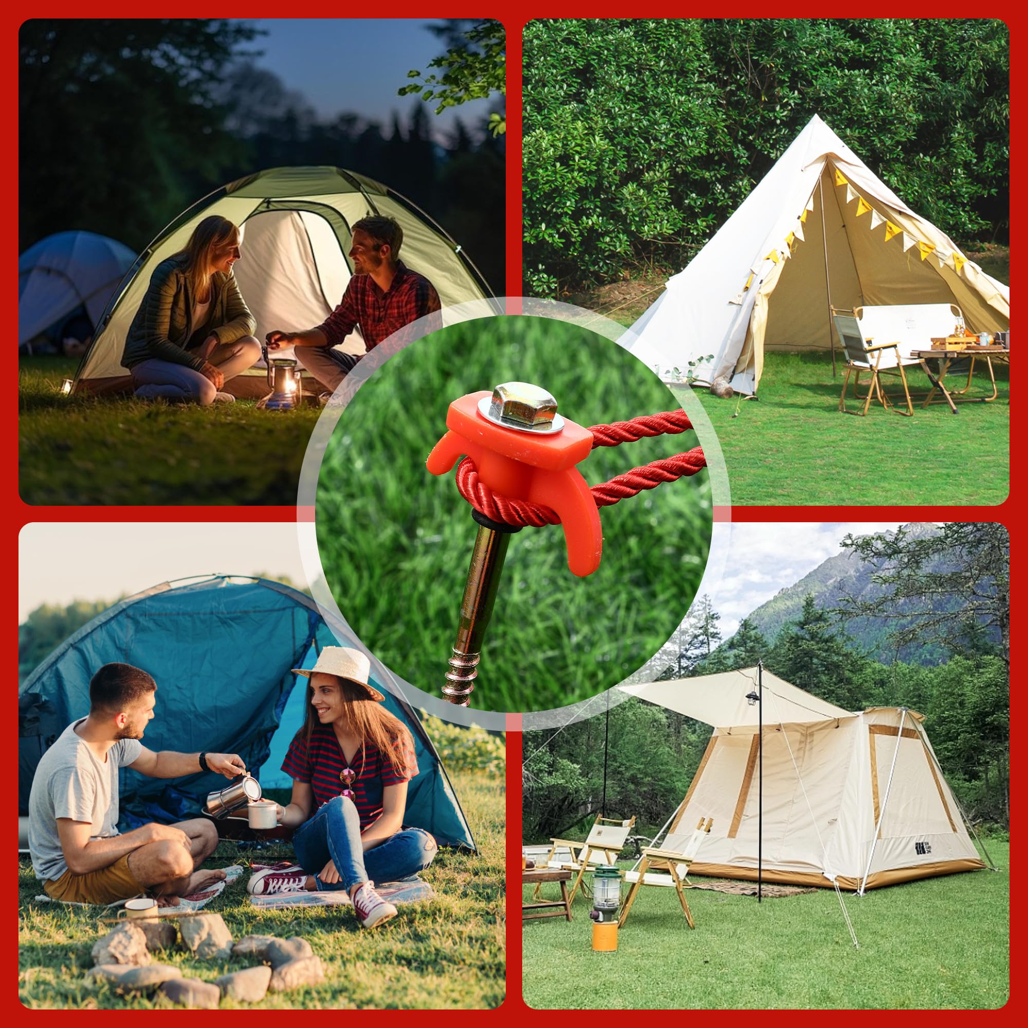 Zeltheringe Aus Stahl, 10 Stück – Robust & Scharf Für Harten Boden, Camping, Markisen & Zelte