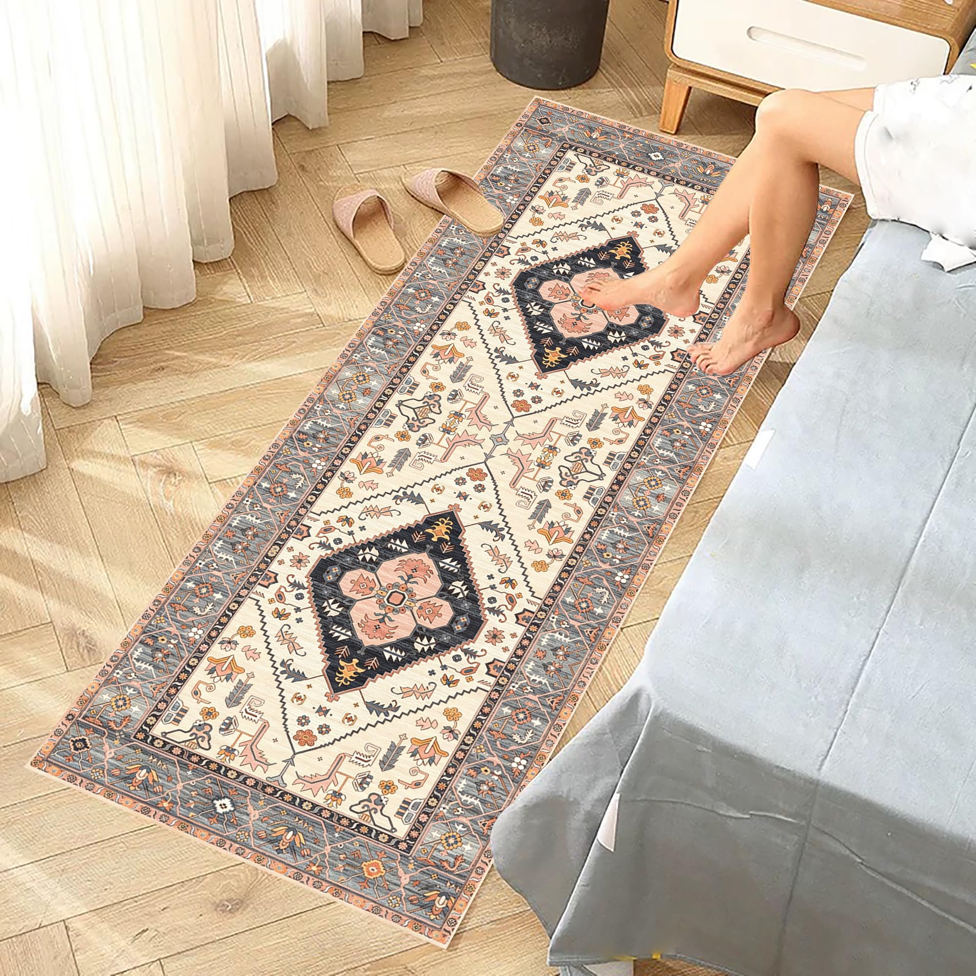 Dywan do przedpokoju antypoślizgowy zmywalny dywan kuchnia chłonny długi dywan korytarz 40 x 300 cm dywan wejście do salonu dywaniki do pokoju wejściowego wycieraczka do kuchni sypialni