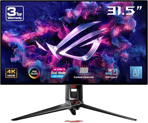 ASUS ROG Swift OLED PG32UCDP 32", 4K 240Hz ou FHD 480Hz, … - 1