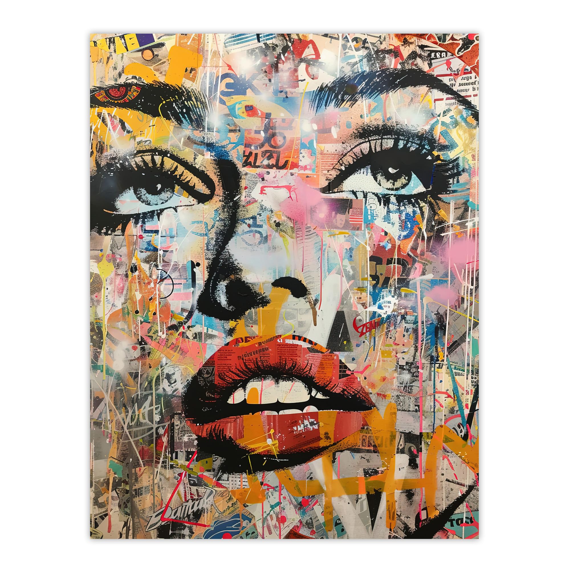 Artery8 Pop Art Graffiti Wall Art Print W12" x H16"