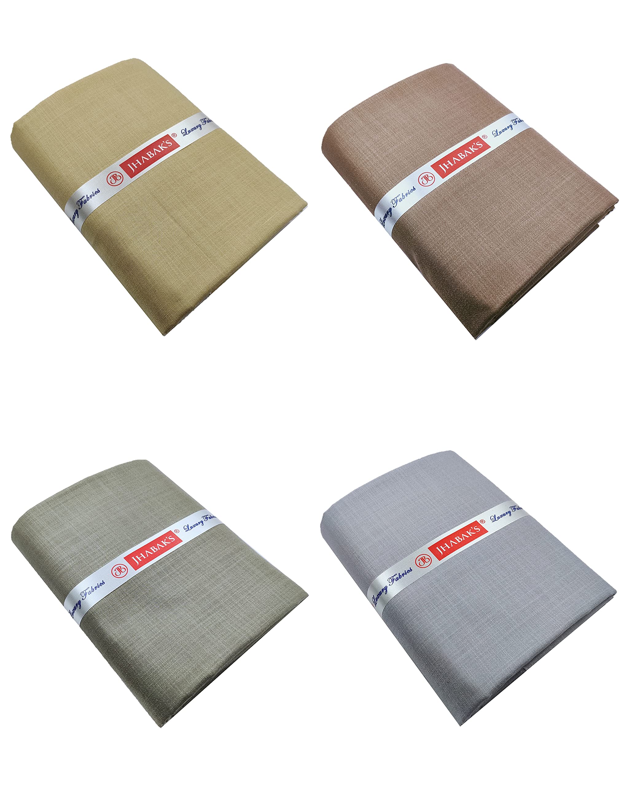 Unstitched Exclusive Shirt Fabric Combo for Men - Cotton Blend Material