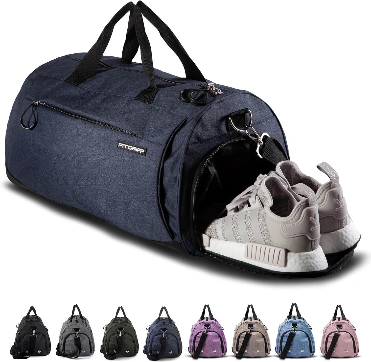 Fitgriff® Gym Bag for Men & Women with Shoe &...