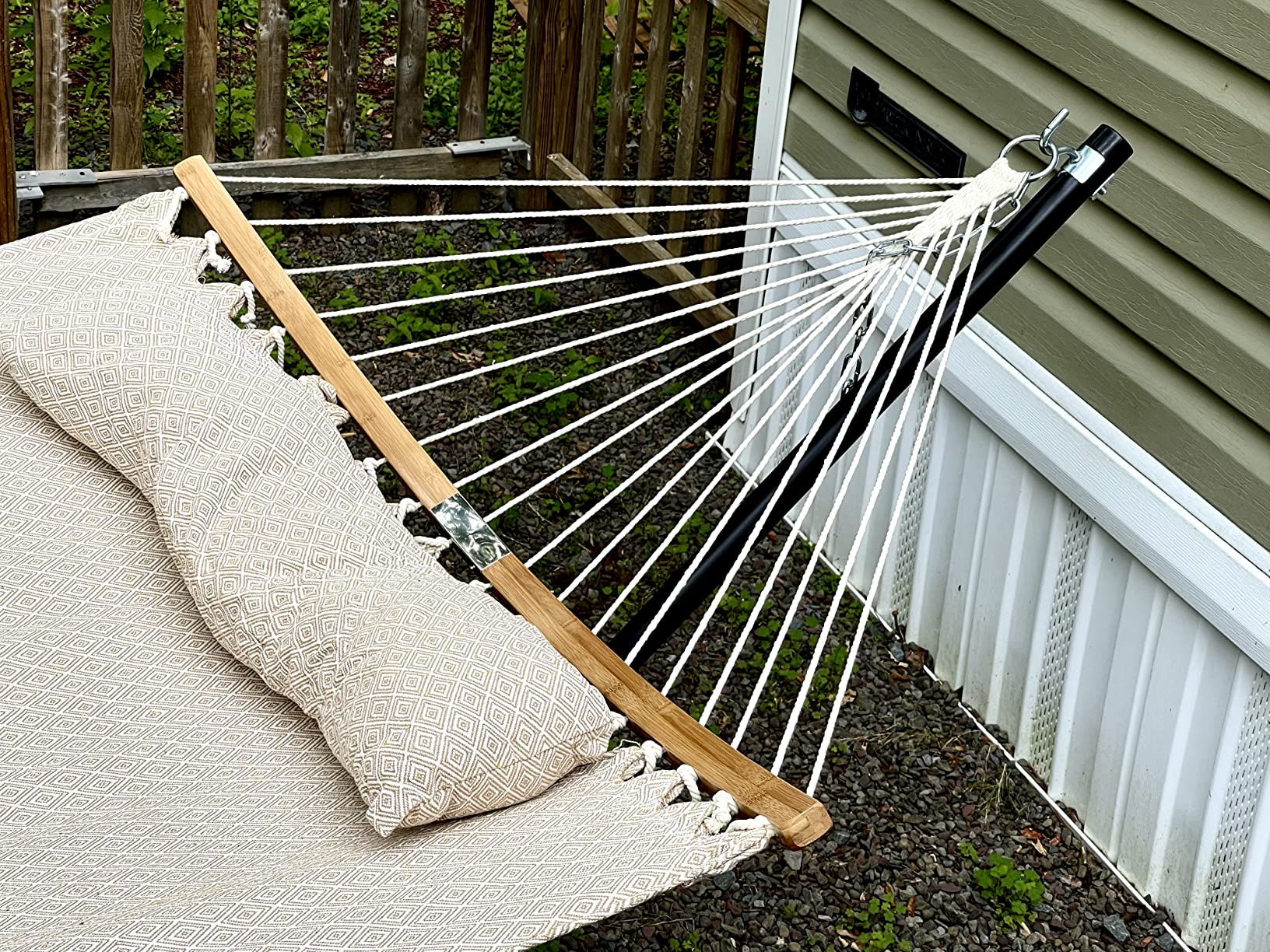 25/mo Finance Double Hammock with Stand Included Ohuhu 55x75 Inch 2