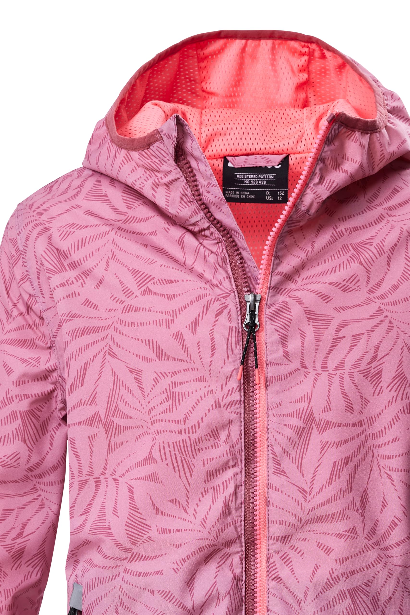 Killtec Mädchen Kos 163 Grls Jckt Funktionsjacke/Regenjacke wasserdicht mit Kapuze