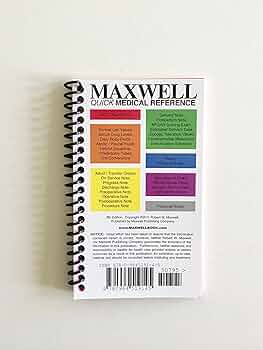 語学+参考書 Maxwell Quick Medical Reference Maxwell Quick Medical Reference Pocket, 7th Edition Spiral