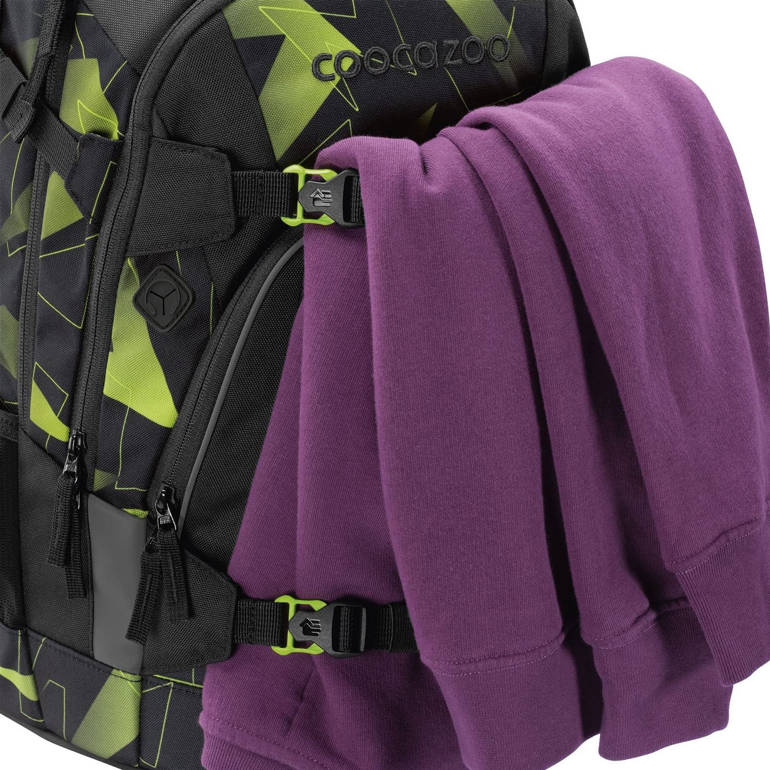 Coocazoo Mate School Backpack Lime Flash