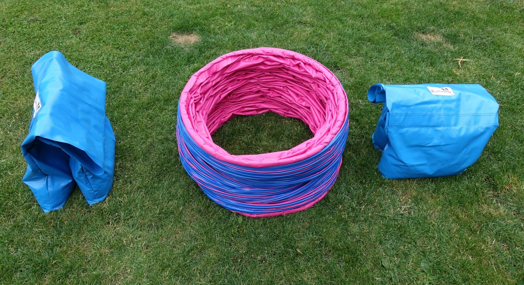 Callieway® Dog Agility tunel profesjonalny / psy tunel 5 m długości / 60 cm Ø Agility urządzenie (5 m, fuksja)