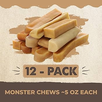 Yak Chews For Medium Dogs Mighty Paw All-Natural Treats For Dogs