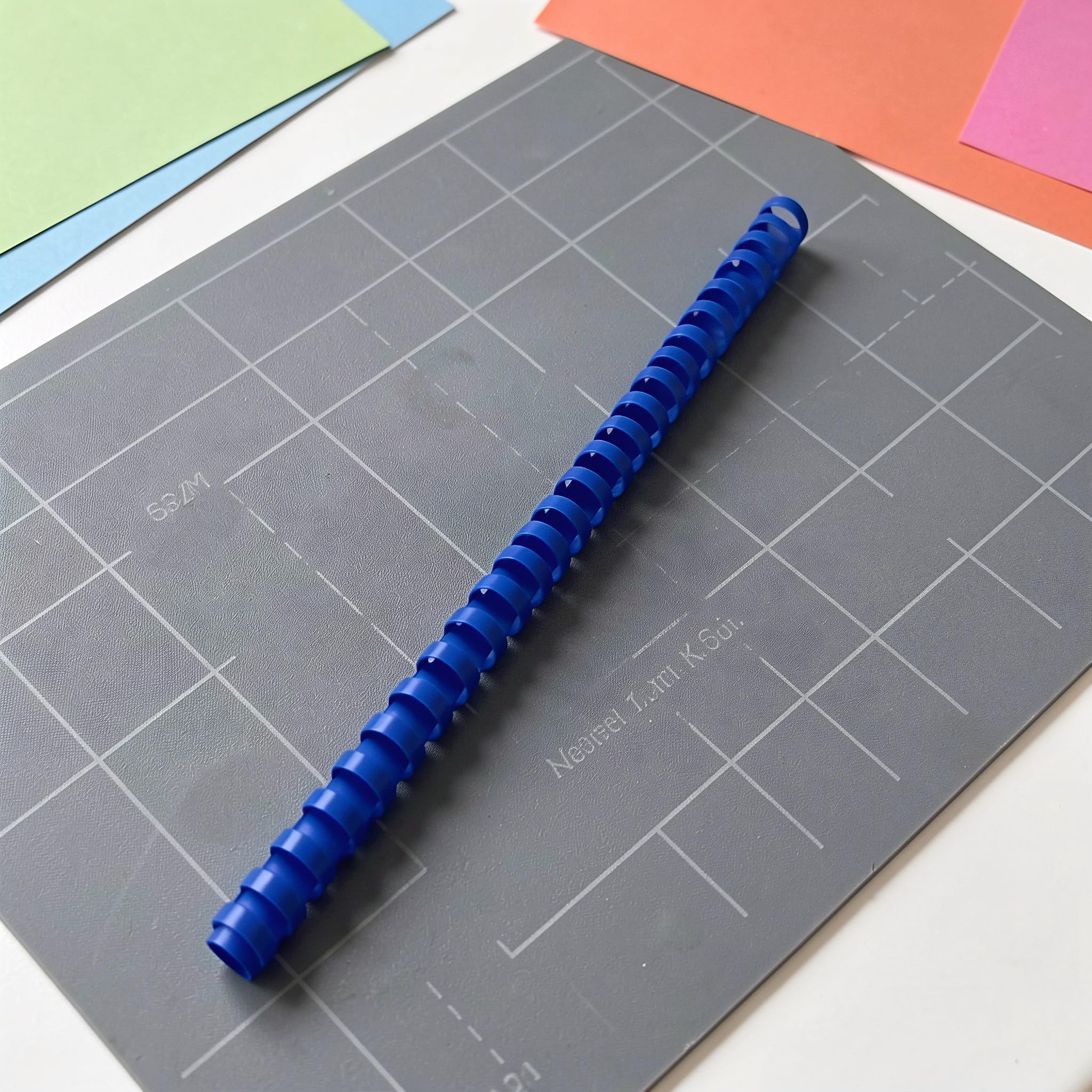 Gatuida 100 anneaux de reliure en plastique, capacité de 160 feuilles,