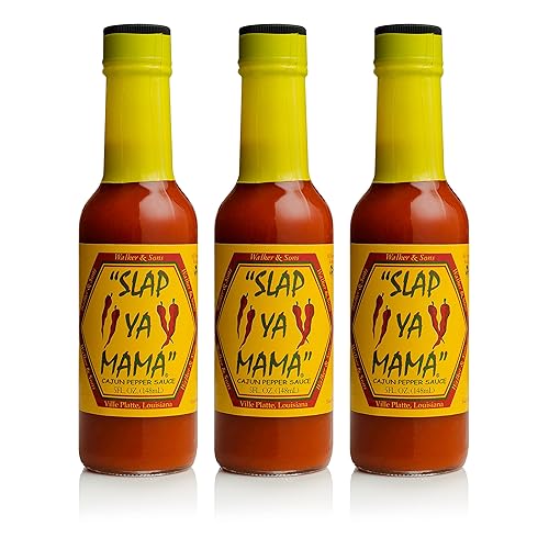 Slap Ya Mama Salsa de pimienta Cajún 5oz Paquete de 3