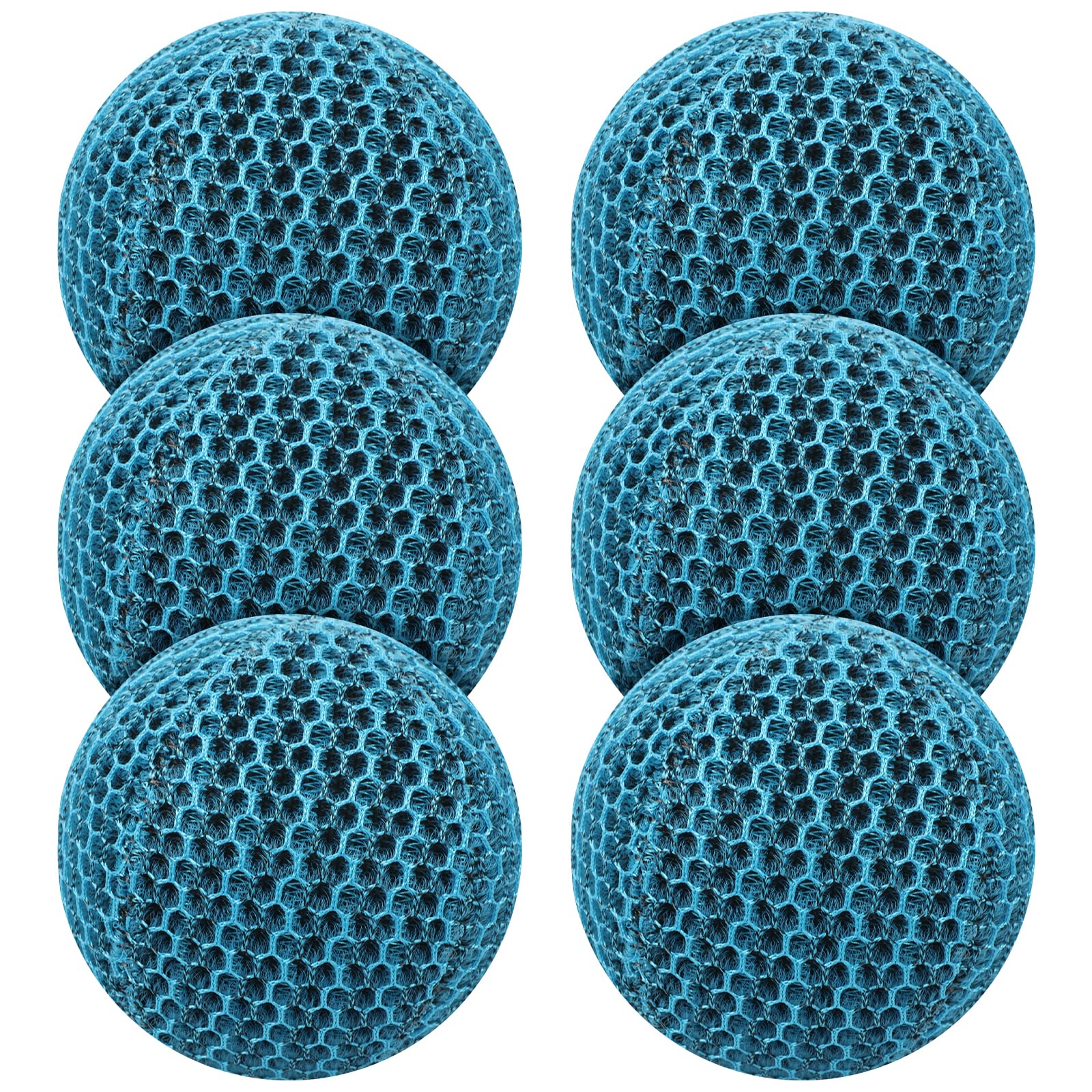 Zhjiutak 6Pcs Hot Tub Scum Absorber, Honeycomb Mesh Oil Absorbing Sponges for Scum,Reusable Hot Tub Accessories for Spa Inflatable Pools
