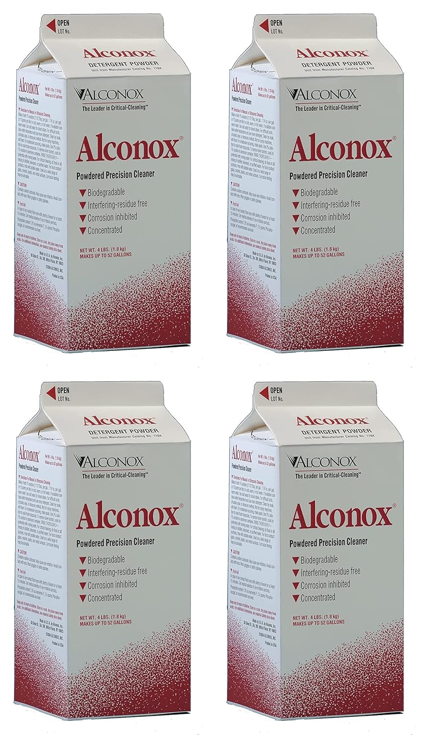 Alconox Powder Labware Detergent, 4 lbs Box (Four Pack) Amazon.in